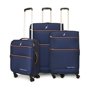 Set De 3 Maletas De Tela S+M+L Nautica Lisboa Azul
