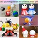 thumbnail image 4 of Pelotas de ping pong Guirnd, 28 unidades, 40 mm, de colores, para juegos o artes, 4 of 7