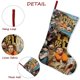 thumbnail image 5 of La Tierra Perdida Tema: Calcetines de Navidad, fino lino blanco para colgar en escaleras y chimenea, decoración navideña para el hogar, regalo de Navidad.54cm×38cm, 5 of 5