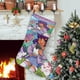 thumbnail image 1 of APHMAU Tema: Calcetines de Navidad, fino lino blanco para colgar en escaleras y chimenea, decoración navideña para el hogar, regalo de Navidad. 54cm × 38cm, 1 of 5