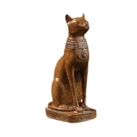 Magideal - Estatuilla De Gato Egipcio, Estatua De Del Gato, Recuerdos, Escultura De Gato Coleccionable Para Decoración De Estante De Gabinetes De Escritori S