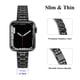 thumbnail image 3 of Correa de reloj CSJCUBIC de acero inoxidable de 38-44 mm para mujer, 3 of 7