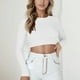 thumbnail image 3 of Body Mujer Crop con Amarre Blanco Talla M, 3 of 3