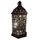 thumbnail image 3 of Luz de la atmósfera de la lámpara de tallada hueca, Lámpara decorativa ahuecada colgante Lámpara de escritorio con pilas para la decoración Bronceado 297x15cm, 3 of 5