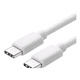 thumbnail image 1 of Cable USB tipo c a USB tipo c macho carga y datos 1 Blanco, 1 of 3