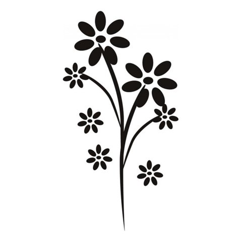 Rienda Libre Graphics - Decomural Daisy Flowers Nursery Ws-18038