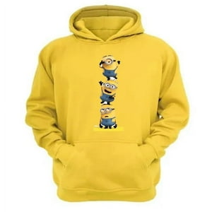 Genérico - Polerón Canguro Pequeños Amarillos Amarillo Talla Xs Unisex