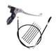 thumbnail image 4 of Cable de embrague de palanca de embrague de manillar de 7/8 pulgadas con piezas de embrague de ajuste fácil instalación con carcasa para motocicletas Cabeza amarilla, 4 of 5