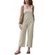 thumbnail image 2 of INSPIRE CHIC Mono Casual para Mujer de Algodón y Lino con Tirantes Ajustables, Cremallera Trasera, Sin Mangas, Talla X Pequeña, Caqui, 2 of 6
