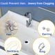 thumbnail image 5 of Colador para desagüe de lavabo Anteecana de acero inoxidable, 3 piezas, 5 of 6