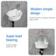 thumbnail image 3 of Lavabo de baño Shawoo 30 x 21 x 14 cm para montaje en pared sin perforación, 3 of 9