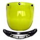 thumbnail image 5 of Protector De Lente De Visera Para Motocicleta 3 Snap Para Cascos Abiertos Amarillo, 5 of 5