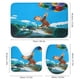 thumbnail image 3 of Juego de Cortina de Baño Desmarcar Jorge el Curioso 4 Piezas, 3 of 6