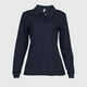thumbnail image 2 of Polera Pique Tc Ml Mujer azul marino M, 2 of 5