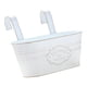 thumbnail image 2 of Maceta De Barandilla Para Balcón, Maceta Colgante, Cubo, Maceta De Ventana De Hierro De Metal, Caja Blanca, 2 of 5