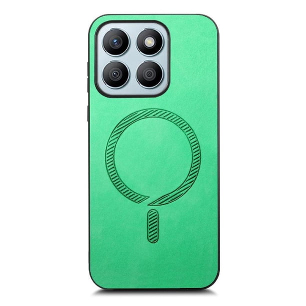 Magnetic Slim Case for Honor X8B with Camera Guard & Anti-Scratch Back Green