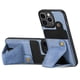 thumbnail image 2 of Funda Resistente para iPhone 14 Pro Max con Tarjetero y Soporte, Diseño Magnético Azul, 2 of 5