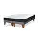 thumbnail image 2 of Cama Europea Zen Pro Colchon Resortes 2 Plazas Base Dividida Tela Gris, 2 of 3