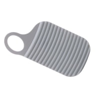 Bothyi - Tabla De Lavado De Manos Con Mango Antideslizante Pe Para Herramientas De Lavandería Hogar Adolescentes Gris