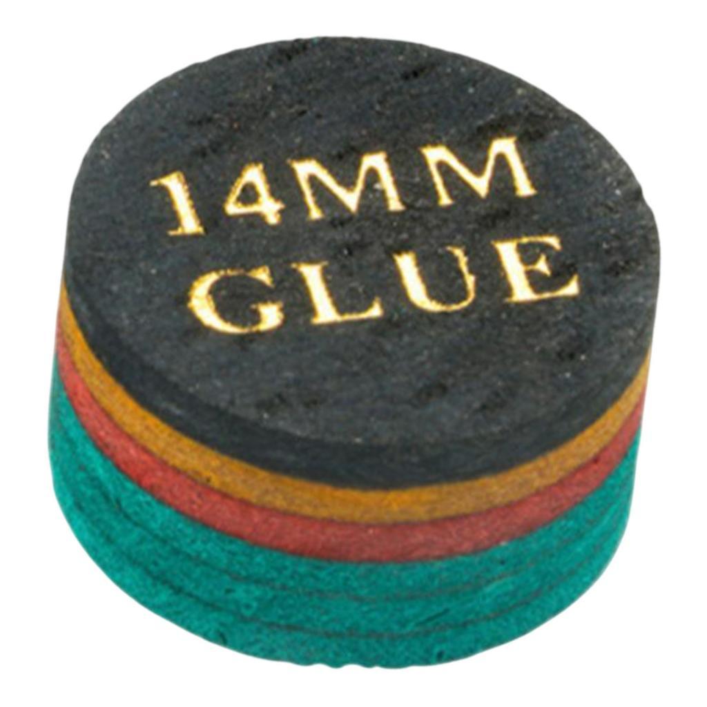 Magideal - 5X Puntas De Taco De Billar Puntas De Taco De Billar 14 Mm Reparación Profesional Universal Accesorios De Billar Puntas De Taco De Billar De Múltiples H