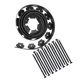 thumbnail image 1 of PE Jardín Al Aire Libre Paisaje Borde Césped Ribete Negro 5M Con 15 Pcs Spikes, 1 of 5