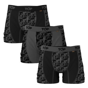 Top - Bóxer Medio Microfibra Cobre Pack 3 C2