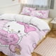 thumbnail image 1 of Hello Kitty 3-Piece Twin Bed Set - Includes 1 Single Comforter And 2 Pillowcases Bedding - Fade Resistant Microfiber - Hello Kitty, 1 of 4