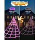 thumbnail image 3 of Luces LED VITI para exteriores con forma de telaraña para Halloween, 250 LED, 5 m, red, 3 of 7