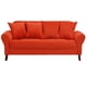 thumbnail image 1 of Sofa Lua 3c Felpa 20 Naranja, 1 of 5