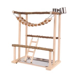 Ioensy - Puesto De Juegos Para Loros Zona De Juegos Para Loros, Pájaros, Periquitos, Pinzones, Periquitos Y Loros