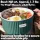 thumbnail image 2 of Cuenco de sopa Artena 1100 ml con tapa y cuchara (verde), 2 of 6