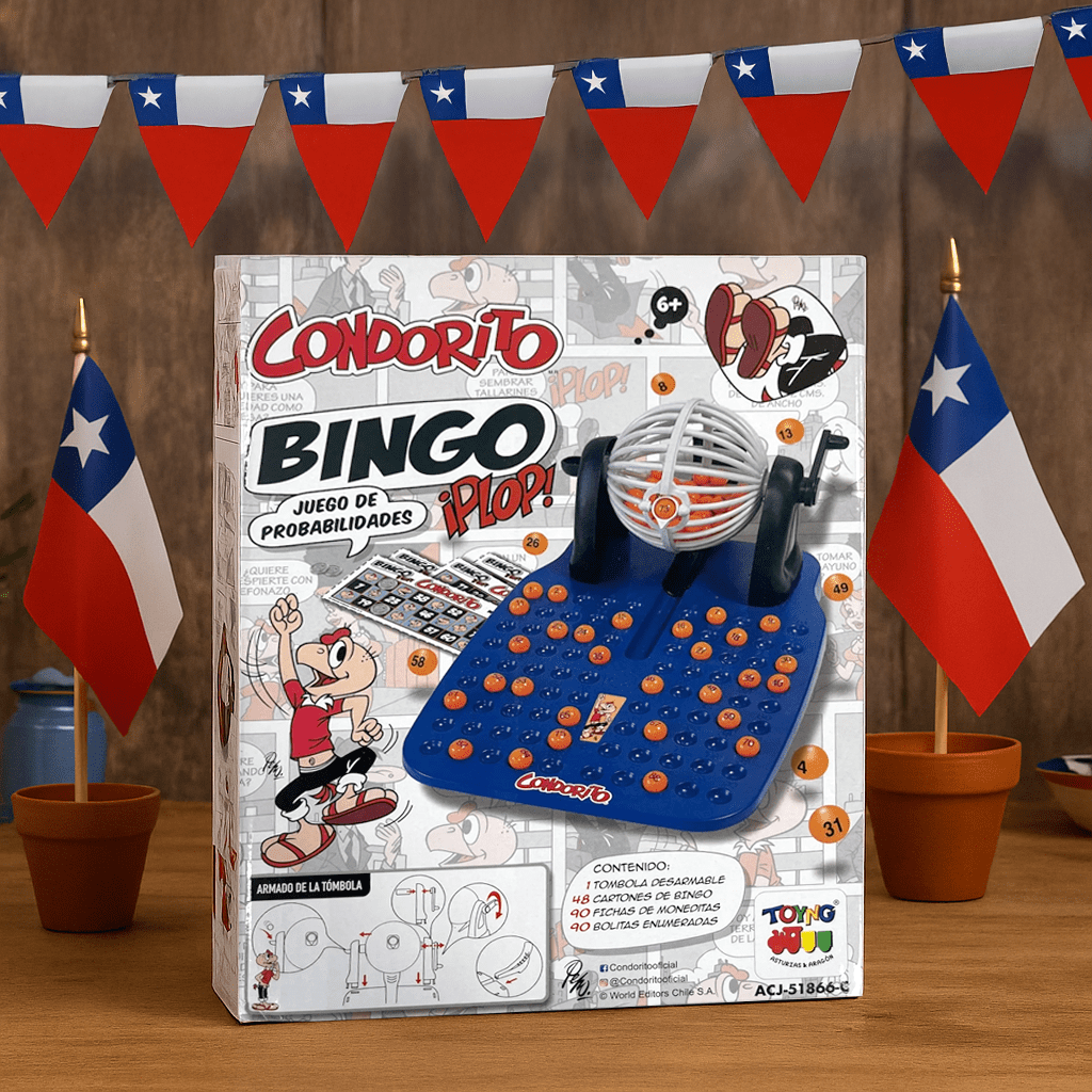 Juego De Mesa Bingo Condorito 48 Cartones