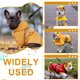 thumbnail image 5 of Impermeable para Perros Uxcell, Chaqueta Impermeable para Mascotas con Agujero para Correa con Capucha, (Verde Fluorescente, XL), Destinado para Cachorros, 5 of 5