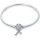 thumbnail image 1 of KUNSIR 925 Sterling Silver Snake Chain Bracelet with 5A Cubi, 1 of 3