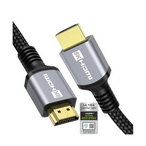 Bazuca - Cable Hdmi 8K 2.1 Hdr 5 Metros 48Gbps 8K 10K 60Hz 4K 120Hz