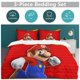 thumbnail image 5 of Super Mario 3-Piece Comforter Set for Bedroom Super Mario Bedding Set for Kids Adults Soft Microfiber Duvet Cover Set with Zipper Closure, 5 of 5