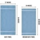 thumbnail image 2 of Juego de 6 toallas Utopia 60 × 122 cm Algodón Azul Cielo, 2 of 7