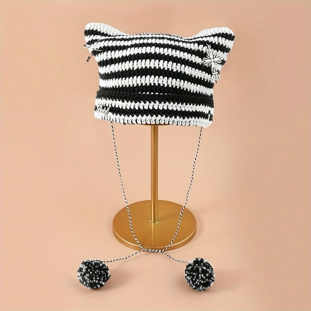 Adorable Cat Ear Beanie Hat - Perfect Gift for Her This Christmas, Valentine's Day & More!