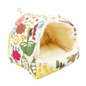 Ioensy - Cálida Jaula Para Loros, Cabaña, Tienda, Hamaca, Pájaros, Nido Colgante Para Pájaros Azules, Cacatúa, 19Cm X 19Cm X 20Cm