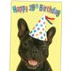 thumbnail image 5 of Tarjeta de cumpleaños Glory To Dog Bulldog Francés 18 x 13 cm, 5 of 9