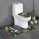 thumbnail image 1 of Pacific Rim Juego de 3 alfombras de baño de coral fleece: tapete de baño + alfombra de inodoro en forma de U + funda de tapa de inodoro en forma de O, 1 of 6