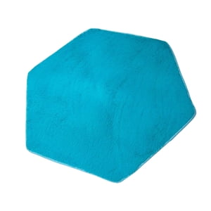 Bothyi - Alfombra De Tienda Para Niños Alfombra Hexagonal Alfombra Antideslizante Playhouse Pad Mat Para El Hogar Azul