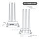 thumbnail image 3 of GL-X300B (Collie) Puerta de enlace inalámbrica industrial 4G LTE con VPN, antenas 4G de banda completa externas, watchdog de hardware, comando AT, cifrado DNS, solo 2.4 GHz (RS485), 3 of 8