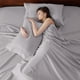 thumbnail image 4 of Juego de sábanas Bedsure Deep Pocket King, gris claro, 4 piezas, 4 of 8