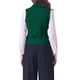 thumbnail image 3 of INSPIRE CHIC Chaleco de Traje para Mujer Doble Botonadura Negocios Solapa Elegante Chaleco de Cintura L Verde Oscuro, 3 of 6