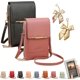 thumbnail image 1 of Bolso bandolera mujer pantalla táctil cuero RFID cartera cruzada antirrobo correa hombro, 1 of 7