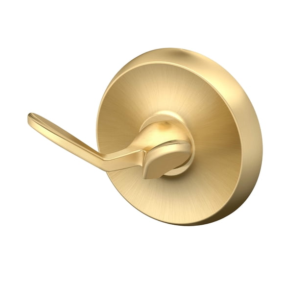 Robe Hook Gatco Designer II de latón cepillado para montaje en pared