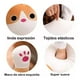 thumbnail image 5 of Almohada Larga De Peluche Gatito Cojin Juguete Suave 70 Cm Amarillo, 5 of 8