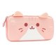 thumbnail image 2 of Lindo Estuche De Transporte Con Forma De Pata De Gato Compatible Con Nintendo Switch Slim Style Rosa, 2 of 5