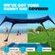 thumbnail image 5 of Refugio para carpa de playa SUN NINJA con protección UPF50+, 5 of 6